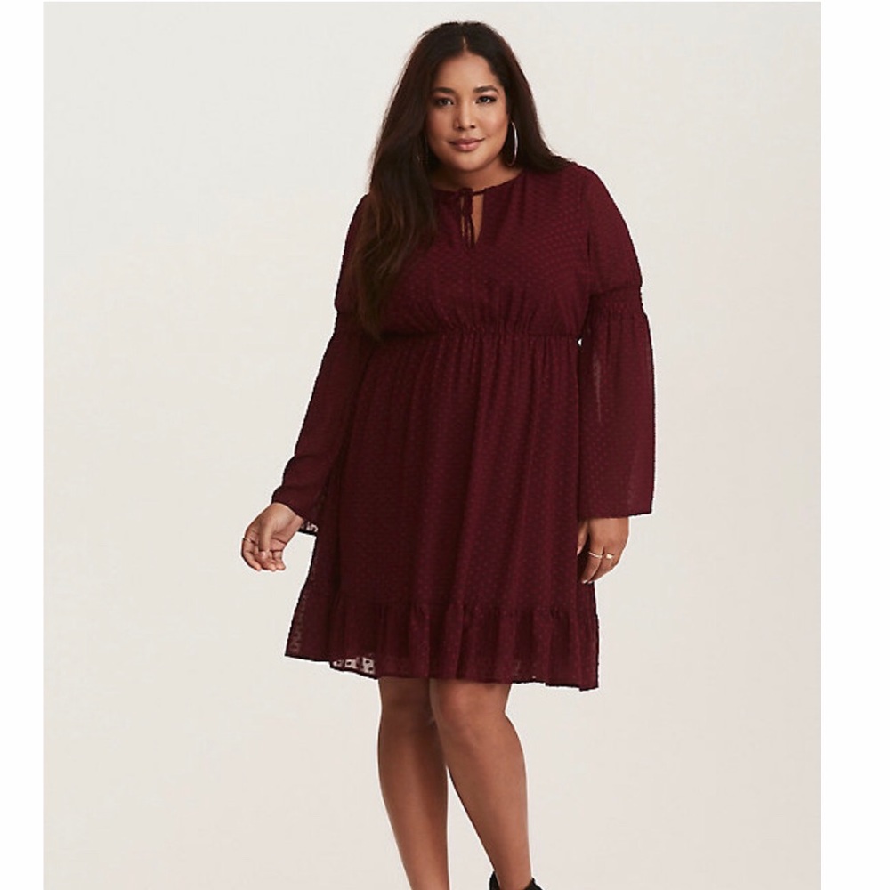 Torrid Chiffon Skater Dress